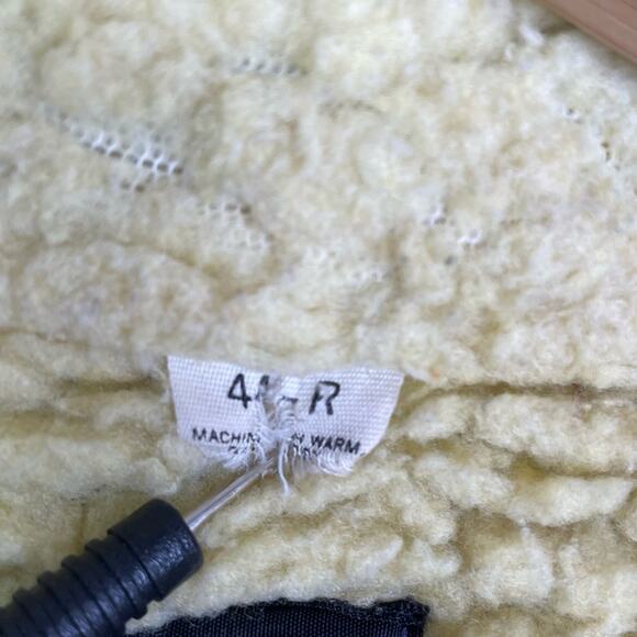 Vintage Jean Jacket Sherpa Sears Roebucks Classic Style Men’s Denim Jacket - Picture 8 of 12